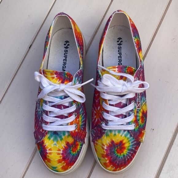 Superga Tie Dye Platform Sneakers - Picture 6 of 15